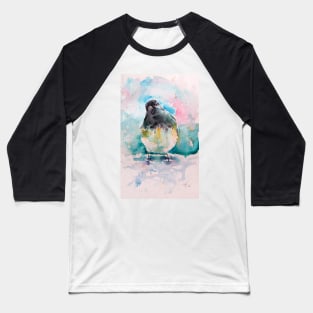 Bird in snow Baseball T-Shirt